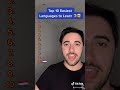 Top 10 Easiest Languages To Learn