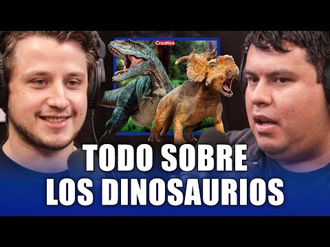 TEACHER Martin Eastwood gives us a LECTURE on dinosaurs