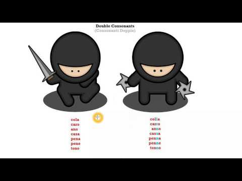Italian Course Beginner Series 17: The Double Consonants
