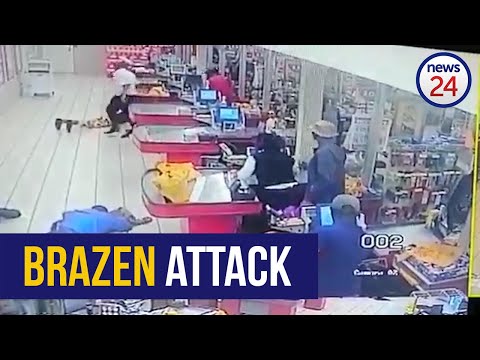 WATCH | Heavily armed robbers empty cash registers at Soweto Shoprite