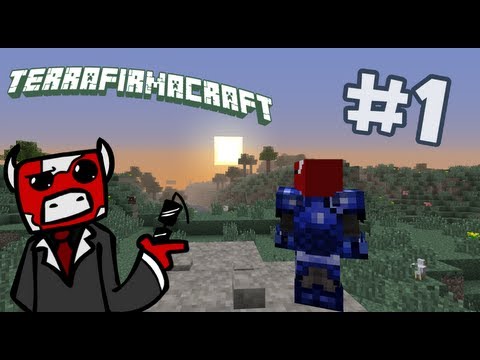 Terrafirmacraft Multiplayer Ep.1-HOW DO YOU MAKE A PICKAXE!