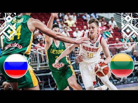 Russia v Lithuania - Full Game - Quarter-Finals - FIBA U18 European Championship 2018