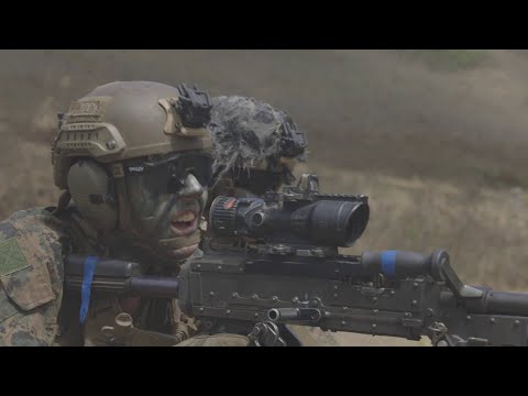 Live-Fire Machine Gun Range at Marine Corps Base Hawaii
