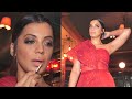 Watch The Hottest Photo Shoot Of Hot Actress Mugdha Godse In Red Dress Must Watch
