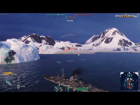 WOWS 0.6.0 New Skills are OP -Hindenberg 4Kills 164K DMG 2556 XP ICE