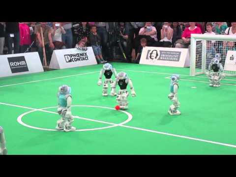 RoboCup German Open 2015 Preliminaries: Nao-Devils vs. B-Human