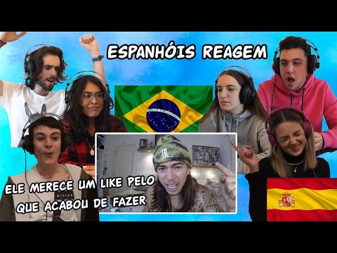 SPANISH PEOPLE REACT TO WHINDERSSON NUNES – how to sing in English quickly and easily | ES Reaction