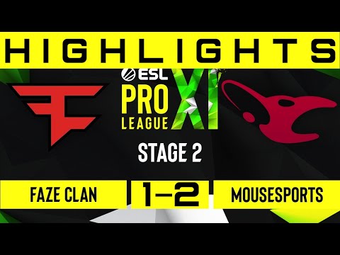 Highlights | FaZe 1-2 mousesports - Dust2 Map 3 | ESL Pro League SS11 Stage 2