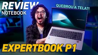 REVIEW Notebook ASUS Expertbook P1 💻💼 tela INDESTRUTÍVEL? Laptop BARATO e RESISTENTE 😱