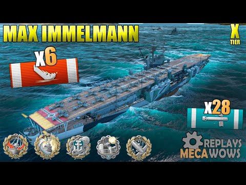Max Immelmann 6 Kills & 250k Damage | World of Warships Gameplay 4k