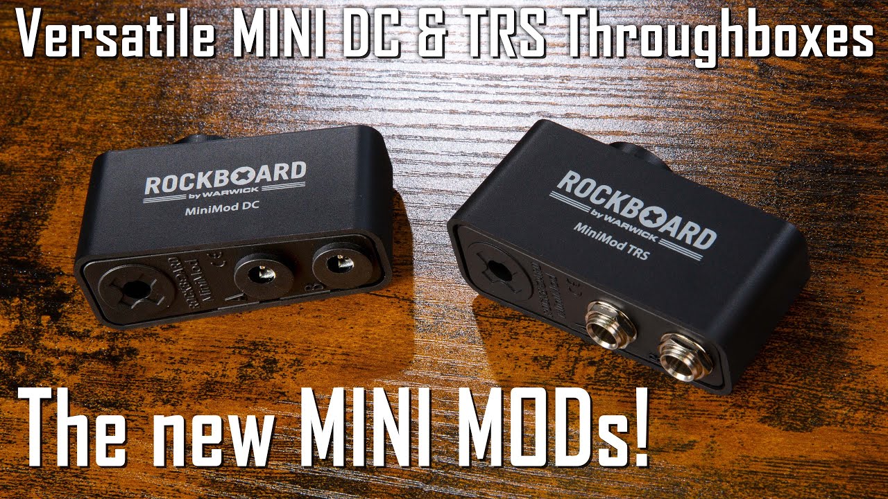 RockBoard Mini MOD DC vs. Mini MOD TRS | Compact Power & Signal Management