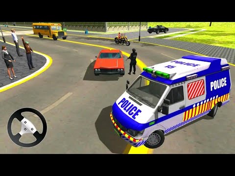 US Police Car Van Driving Simulator 3D - Real Jeep & Prado SUV Off-Road 4×4 Van Simulator