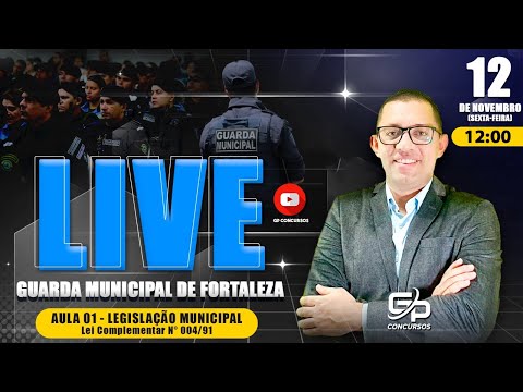 Concurso  Guarda Municipal de Fortaleza - Aula 1 - Legislação Municipal