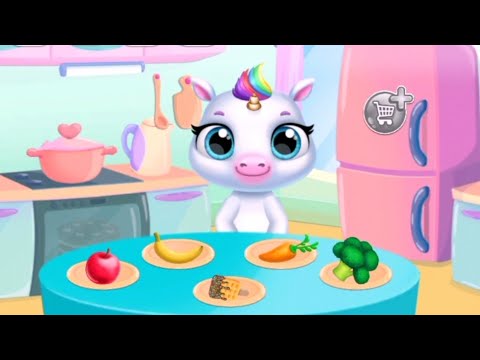 Fun Newborn Pony Care Kids Game - My Baby Unicorn - Cute Pet Care Makeover games - Best game for kid