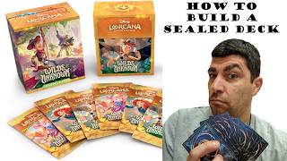 How To Build a Sealed Deck - Disney Lorcana TCG