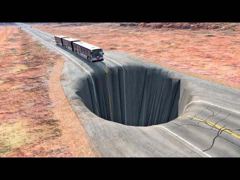 Cars vs Giant Pit Sa Beamng Nation – BeamNG.Drive