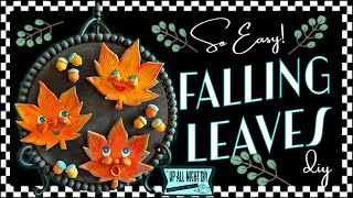 Vintage Inspired Fall Leaves DIY / Retro Fall Decor / CSC: Welcome Autumn Collaboration