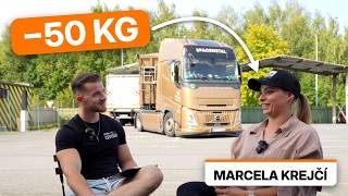 jde zhubnout jako řidič kamionu? Marcela Krejčí 50kg dole za 12 měsíců