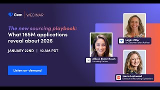The new sourcing playbook: What 165M applications reveal about 2026