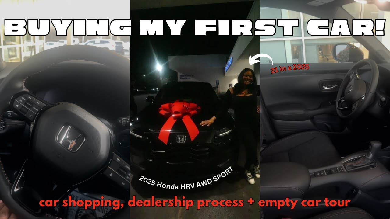 I bought my first car @21!! *brand new* | realistic car shopping vlog, the process + empty car tour