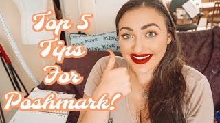 SELL FASTER ON POSHMARK! | 5 Basic Tips all new Poshmark Sellers should know