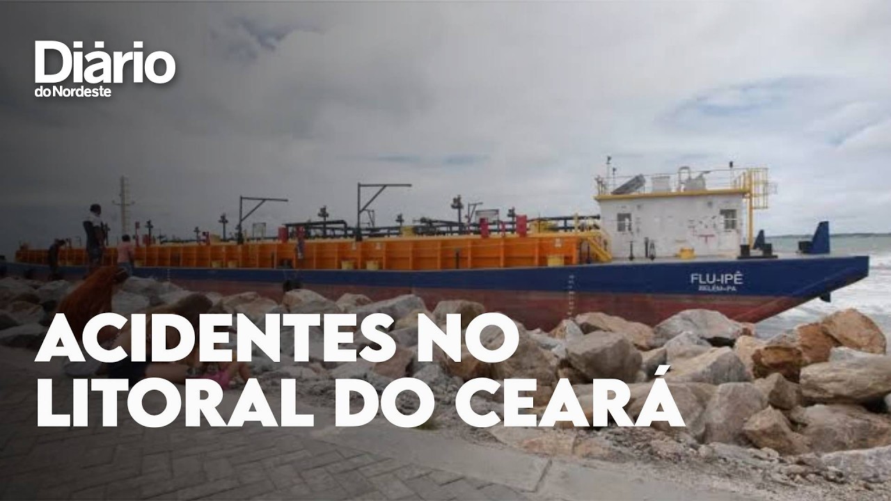 Imagem da notícia De naufrágio a balsa desgovernada, relembre acidentes no litoral do Ceará; veja imagens