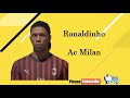 FIFA 20 Ronaldinho look alike face in Ac Milan