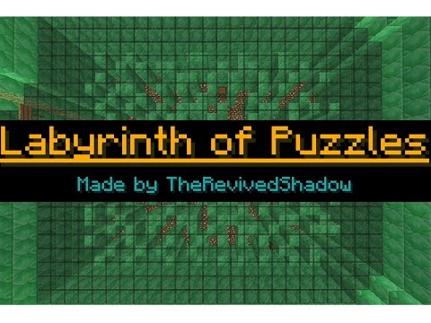 THE LABYRINTH OF PUZZLES | Trailer | Minecraft 1.8 Map
