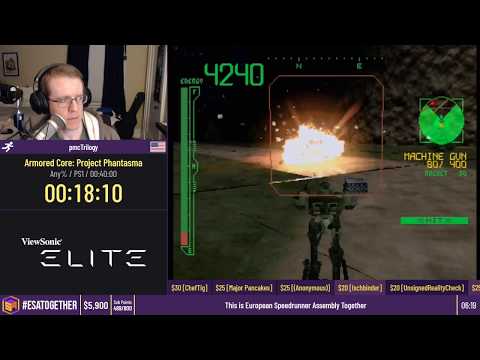 Armored Core: Project Phantasma [Any%] by pmcTrilogy - #ESATogether2020