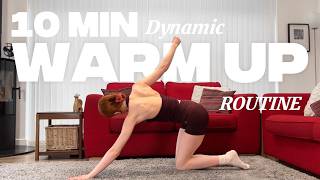 10 Min Full Body Dynamic Warm Up For Strength Training | no equipment