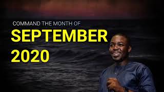 COMMAND THE MONTH OF SEPTEMBER