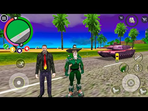Vegas Crime Simulator 2 - (Transformer Robot Tank Destroy Modern Civilization Ship) - Gameplay HD