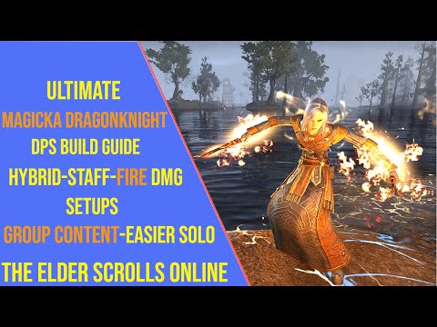 Ultimate Magicka Dragonknight DPS Build Guide for ESO Update 45