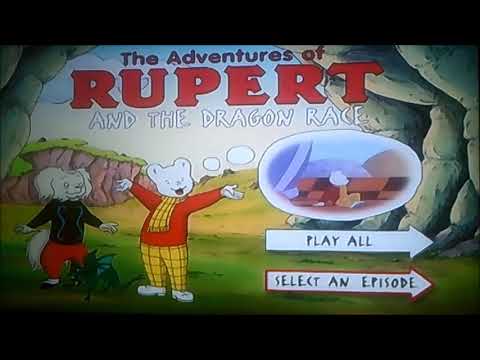 DVD Opening to Rupert and the Dragon Race UK DVD