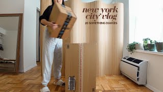 20 Something Diaries | organizing my nyc apartment, learning new things, cozy saturday night in