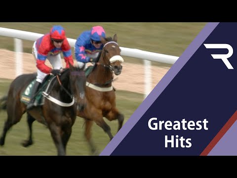 Sprinter Sacre and Cue Card go head to head - 2013 Melling Chase, Aintree - Racing TV