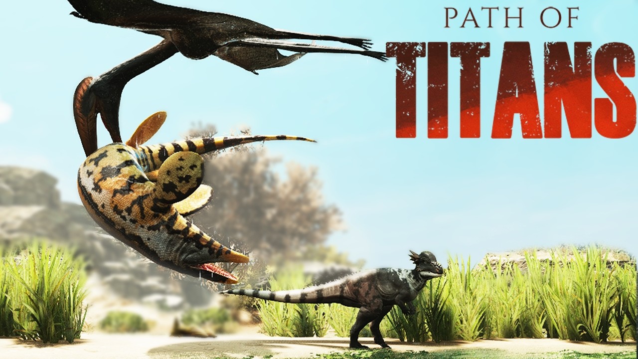 PUEDE VOLAR?? un TYLOSAURUS en Path of Titans