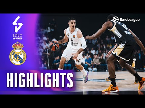 Fourth Quarter CHANGED everything | ASVEL - Real Madrid | R20 BASKETBALL HIGHLIGHTS 2025-26
