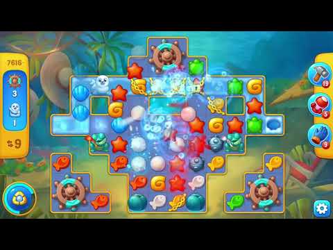 [FISHDOM Walkthrough] Level 7616 Hard (no audio)