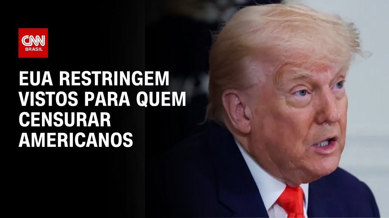 Governo Trump restringe vistos para quem censurar americanos | CNN PRIME TIME