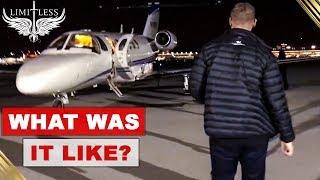 First Time Flying On a Private Jet