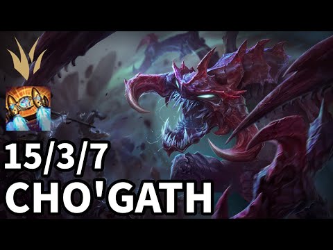 Cho'Gath Jungle vs Wukong - Ranked Master - Patch KR 12.16