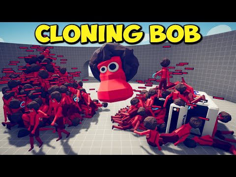 CLONING BOB vs EVERY FACTION - Totally Accurate Battle Simulator TABS