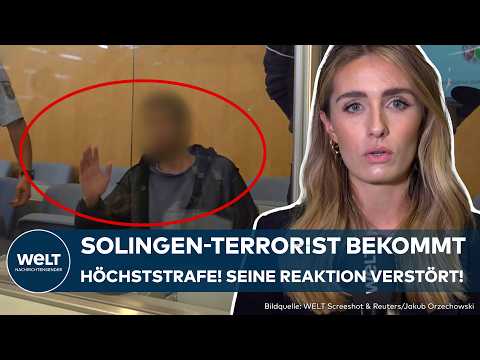 SOLINGEN: Terrorist verurteilt! "Er hatte ein Lächeln auf dem Gesicht" Reaktion des Täters verstört