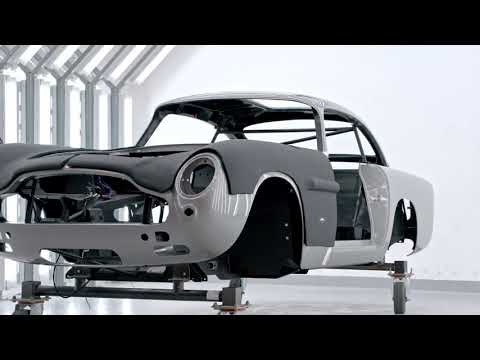 Aston Martin DB5 Goldfinger work at Aston Martin Plant