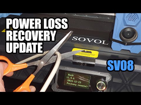 Sovol SV08 Firmware Update: Get Power Loss Recovery & Keep All Your Settings! (Klipper Guide)