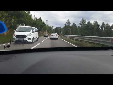 Traseu Bran Rucar vedere din masina partea 1