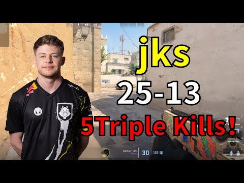CS2 jks POV Faceit Dust2 (25-13) | 24/06/30 #cs2 #demo