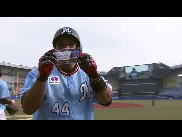【6回裏】マリーンズ・井上 判定の結果は3ランホームラン!! 2019/5/26 M-H