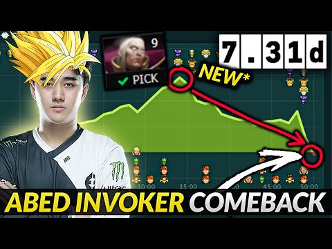 Abed Invoker Amazing 30k gold Comeback - This is Good teamwork Dota